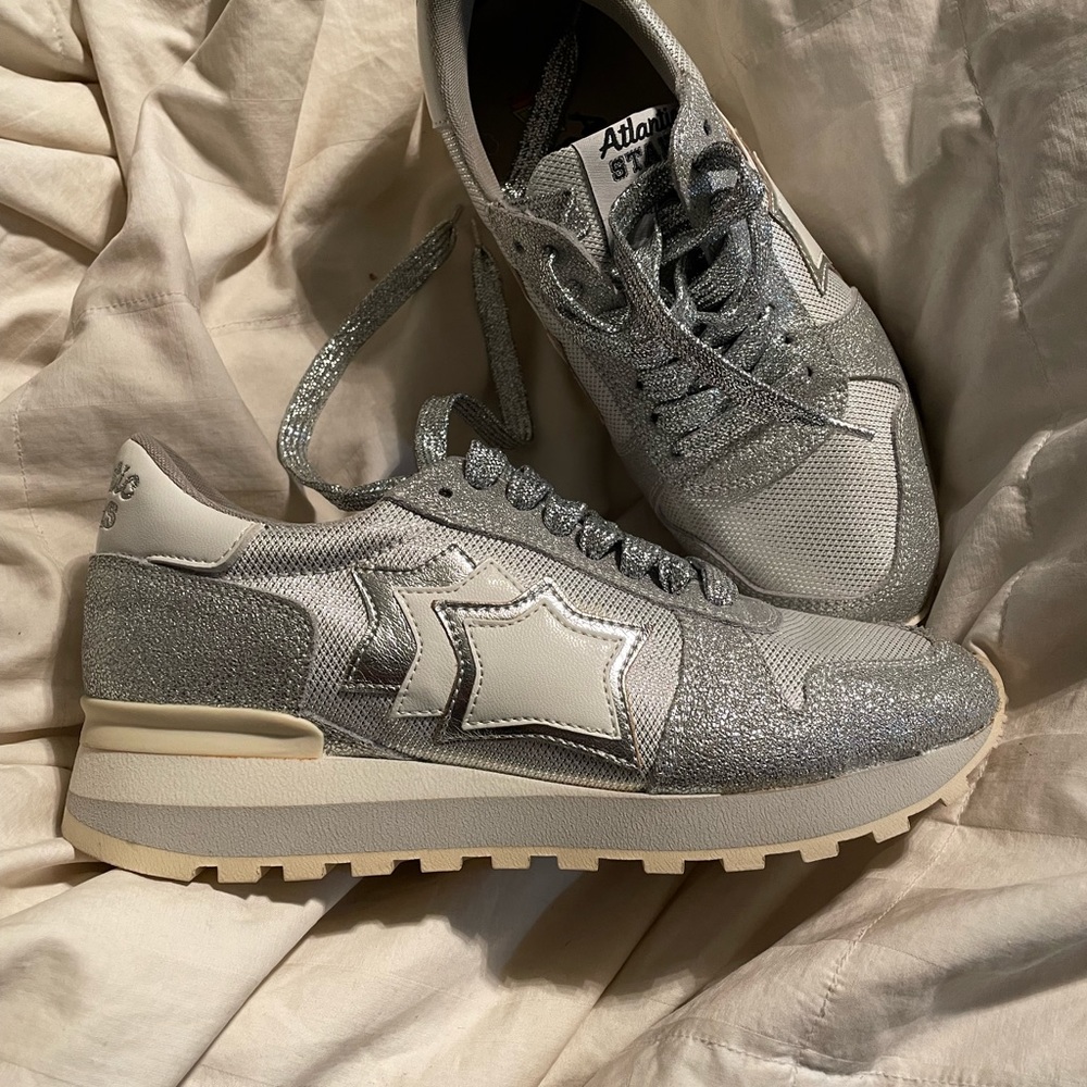 Atlantic stars sneaker silver size 35